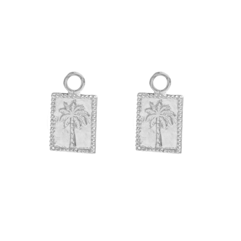 float earring pendant silver "Palmtree"