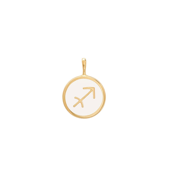 float Sternzeichen Halsketten Anhänger Gold – Schütze
